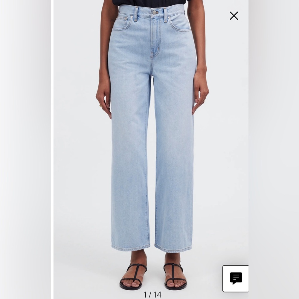 Madewell Perfect Vintage Wide Leg Crop
